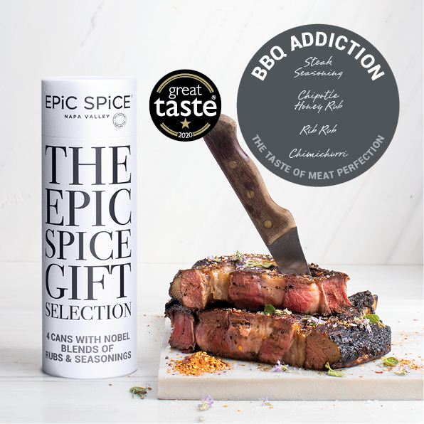 Epic spice BBQ kollektionen för alla grillälskare för att smaksätta köttet på grillen.
