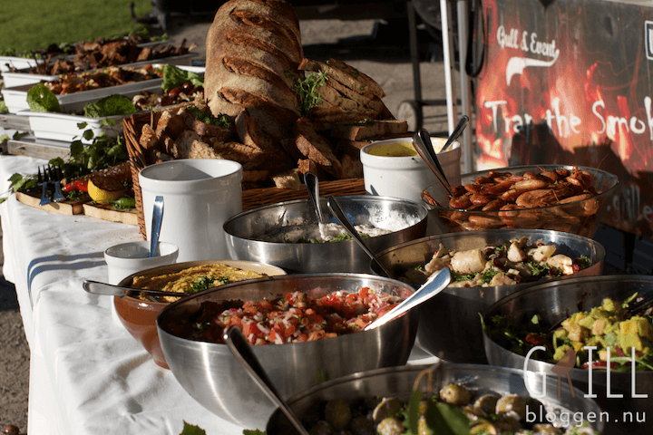 annika och rickard sjoberg bröllop bröllopsbuffé