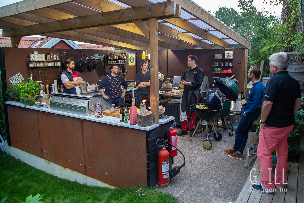 kick-off aktivitet / teambuilding med grillad middag i stockholm / Lidingö