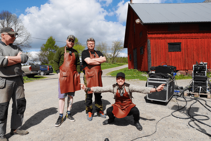 Grillmastarna bakom-kameran