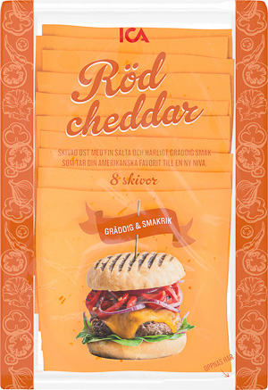 ICA Burgarost Röd cheddar 7318690141303