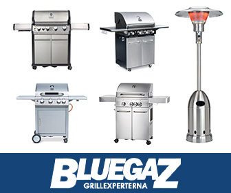 Bluegaz grillexperterna gasolgrillar gasolvärmare terassvärmare