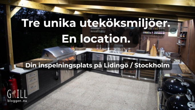 Inspelningsplats Lidingö Utekö Trädgård med Arvid Nordqvist / Tabasco via OTW med Jessie Sommarström framför kameran